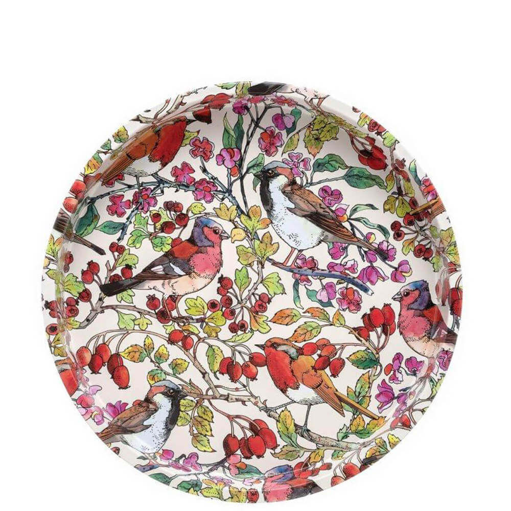 Emma Bridgewater Birds in the Hedgerow Round Tin Tray